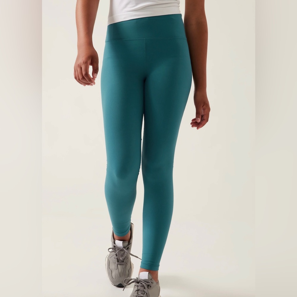 athleta girl high rise powervita chit chat leggings